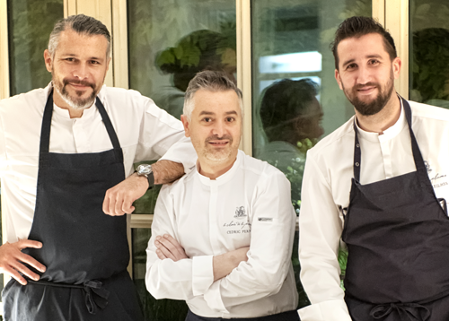 3 Chefs de chocs à la tête du restaurant gastronomique du Clair de la Plume